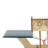 Creative DIY Handmade Solar Powered Mars Rover Model Toy Children's Wooden Teaching Tool Technology Small Maker Puzzle Toy