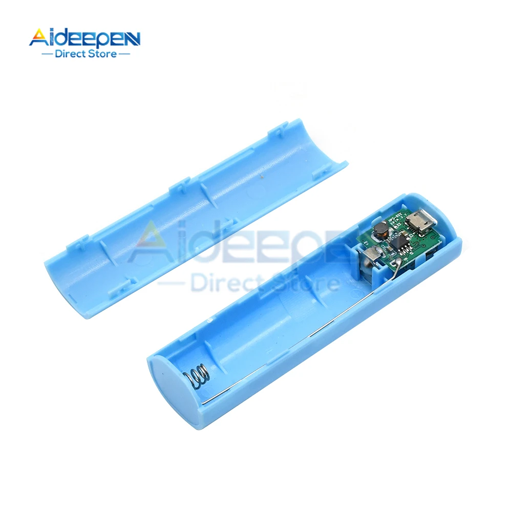 1 * 18650 Чехол для аккумулятора с 1 USB-портами, свободная сварка, держатель для аккумулятора «сделай сам», коробка для хранения, зарядка телефона, аварийное использование