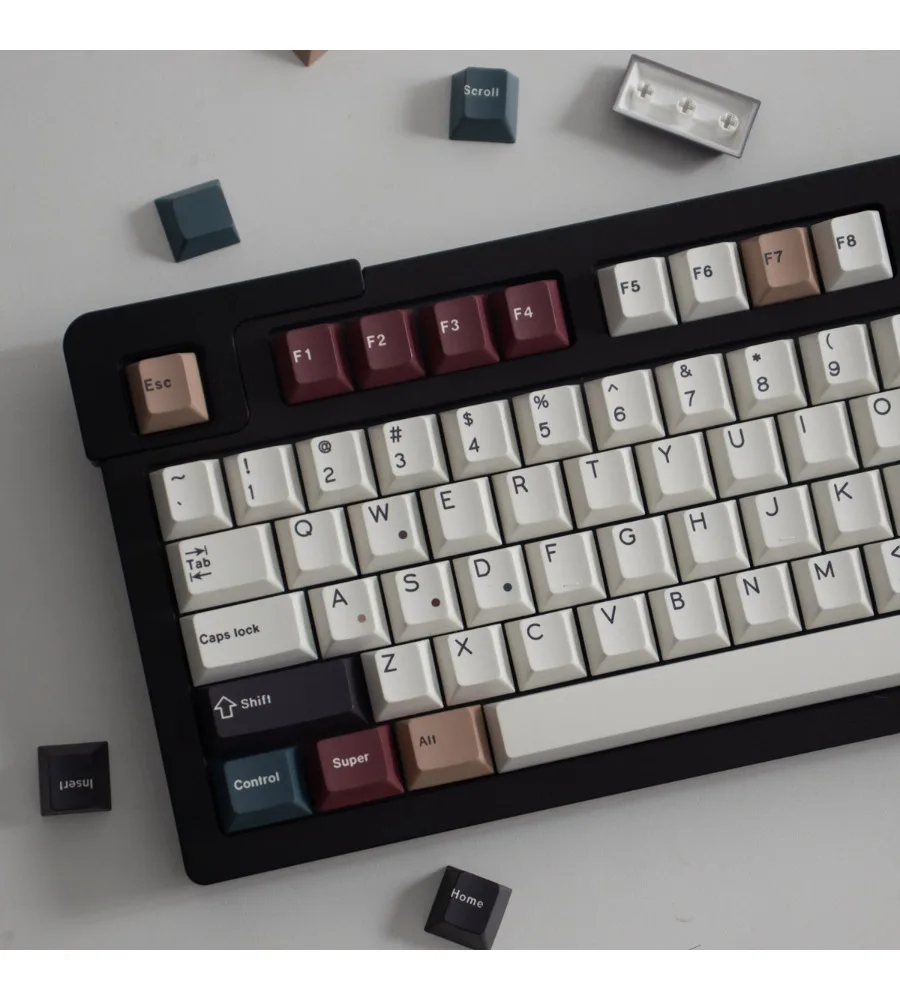 Mixed lamp full set of mechanical keyboard keycaps PBT hot sublimation cherry cherry original factory height adaptation