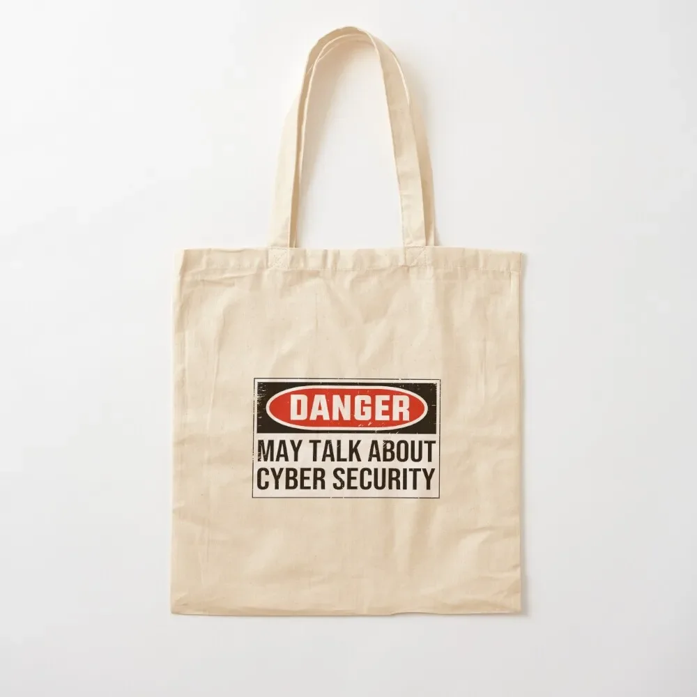 

Cyber security jokes Funny Cyber security quote Tote Bag shopper bags for women large size bags