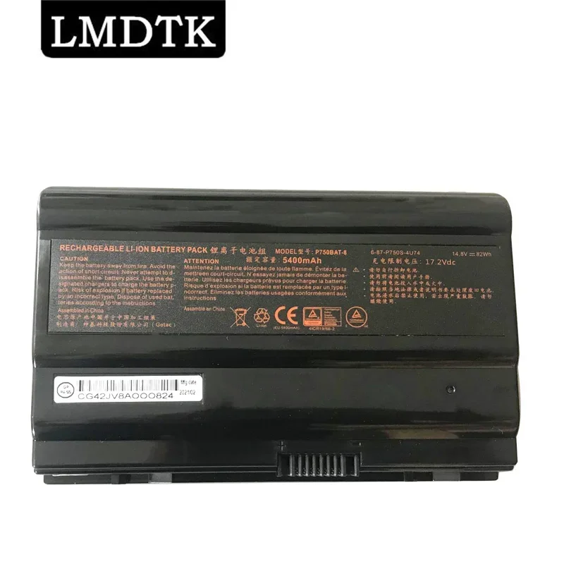 

Аккумулятор LMDTK для ноутбука Clevo P750 P750ZM P750S P751 P751ZM P751DM Terrans Force X599 X799