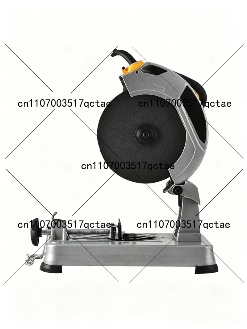 1200W 185mm 45° Cutting Saw, Metal Profile Cutting Machine for Aluminum Steel Wood, Compact Bench Saw