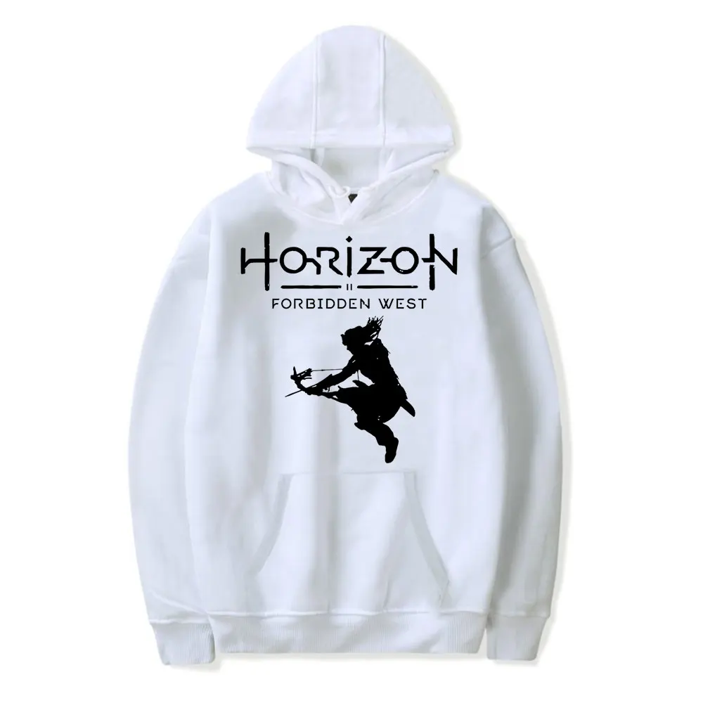 Horizon Forbidden West Vintage 90s Hoodie Unisex Harajuku Hip-hop Streetwear Sweatshirt Spring and Autumn Fashion Outwear