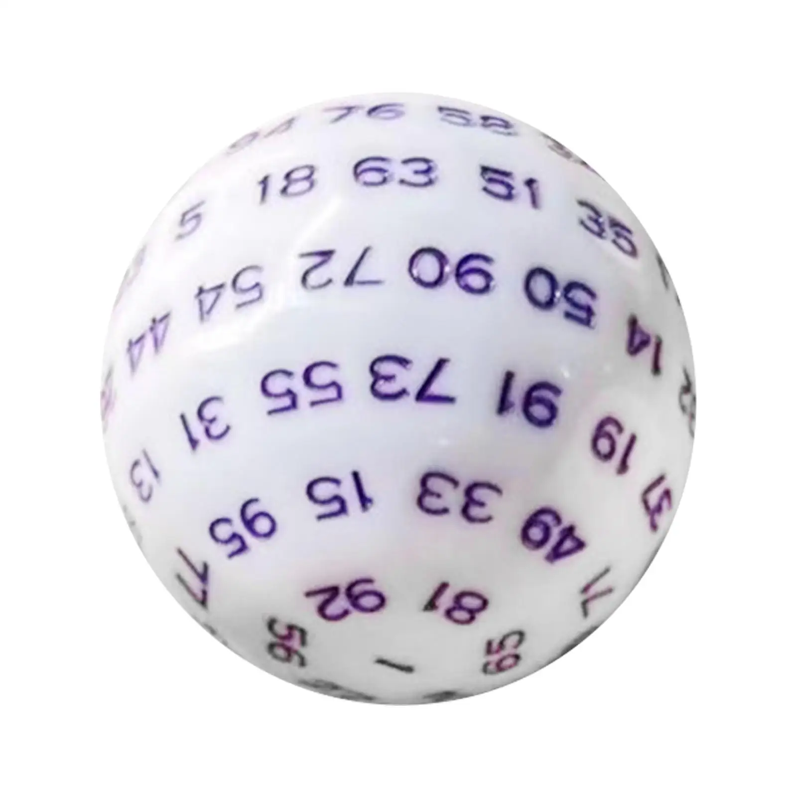 Dados acrílicos poliédricos D100 48mm accesorio esencial para juegos herramienta matemática para juegos de dados de mesa