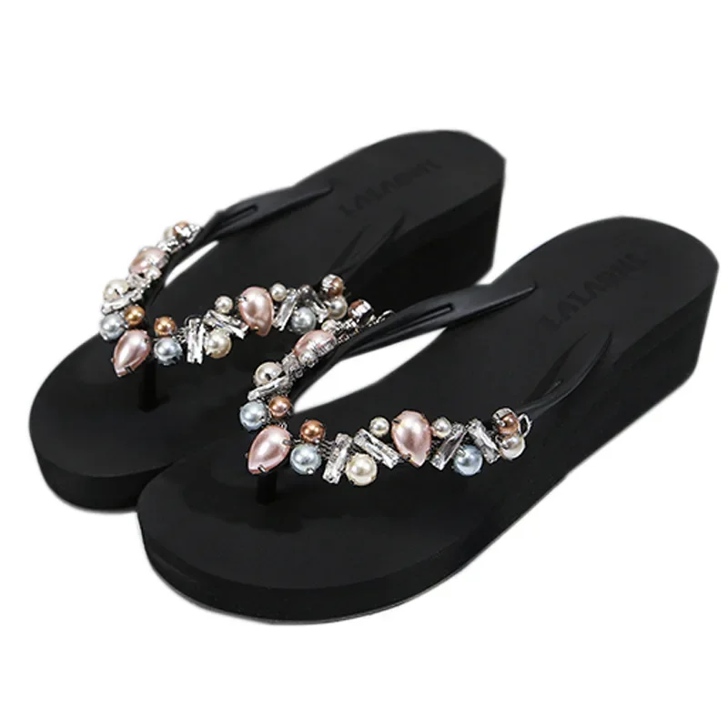 Engood 10Pcs Drop Rhinestone Shoes Chain Connectors Sewing Trim & Embellishments Craft Buckle for DIY Flip-Flops Button Hair