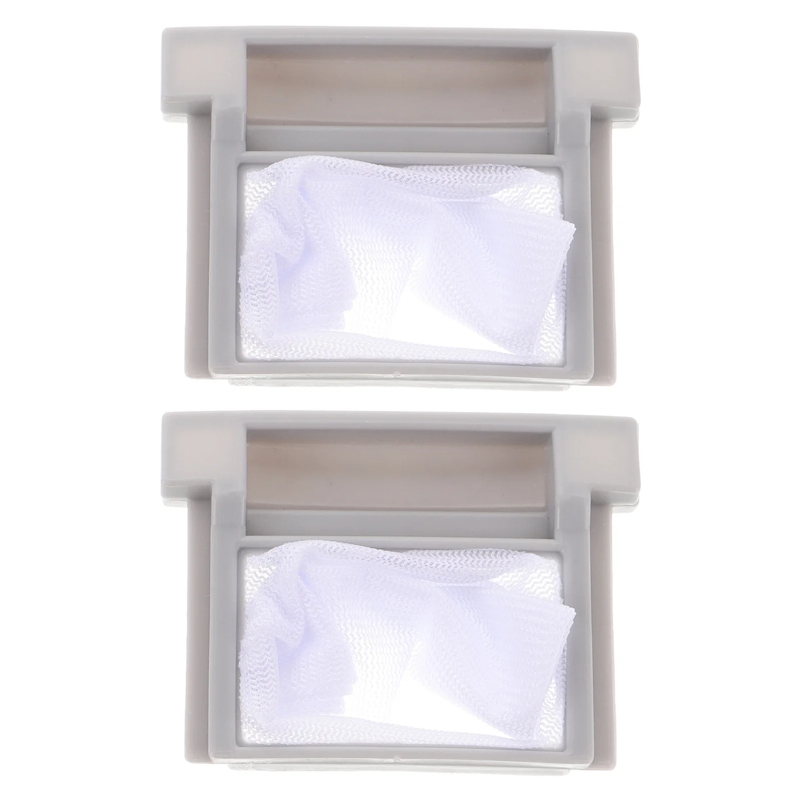 

2Pcs Washing Machine Filter Bags Easy Clean Nylon Mesh Lint Catcher Laundry Hair Filter Washing Machine Protector