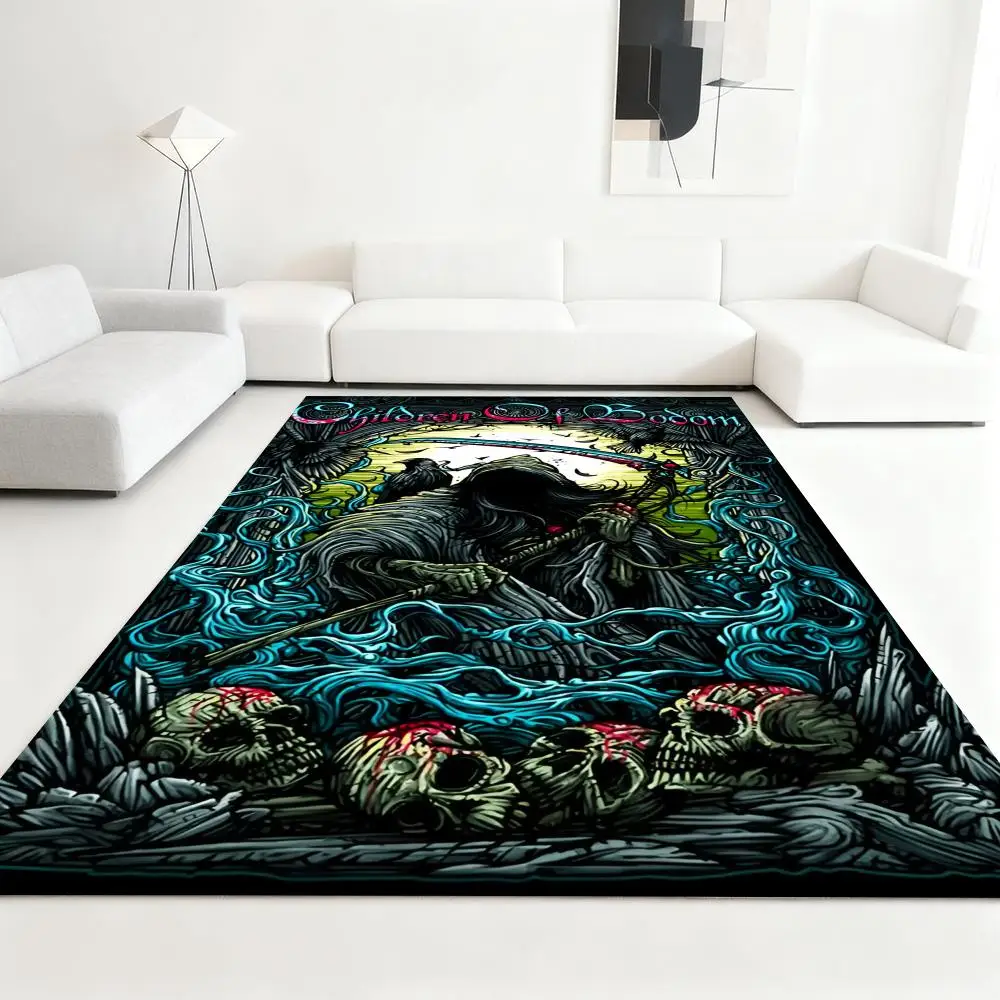 

C-Children BodomS Heavy Rock Floor Mat Soft Thickened Absorbent Non-Slip Bedroom Living Room Door Mat Home Decor Flannel Rugs