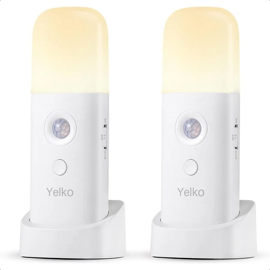 

Motion Sensor Night Light 2000mAh Rechargeable Night Lights Battery Powered Portableimmable Nightlights with 5 Brightn Levels f