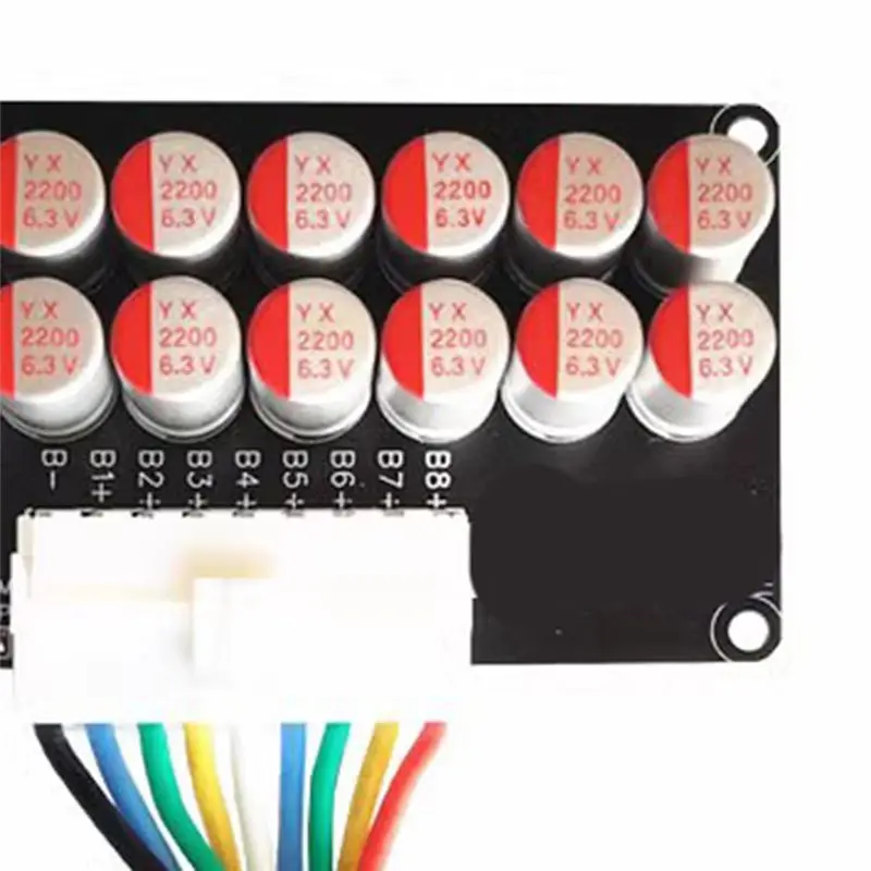 8S 3A Active Equalizer Balancer 6S 7S Lifepo4/Lipo/LTO Battery Equalization Capacitor Shell 6-8S 3A