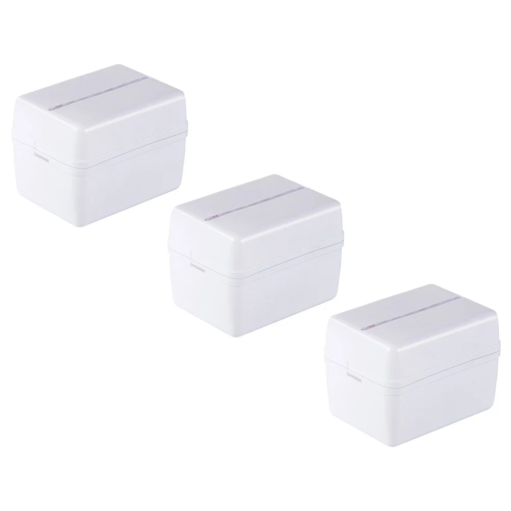 3 set di scatole per feste di compleanno che tirano una scatola per torte per la celebrazione della laurea, decorazioni per torte, oggetti di scena in plastica leggera