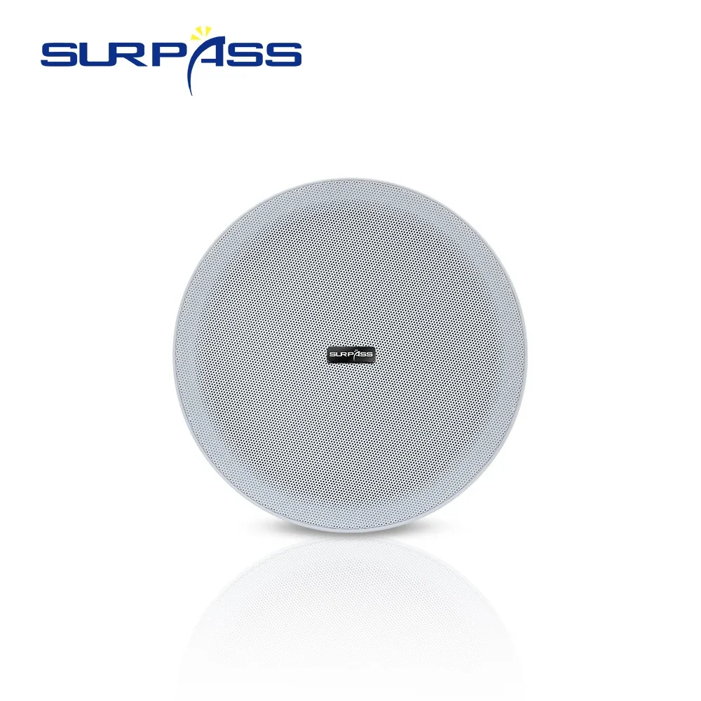 8-inch 20W Bluetooth Home Sound System Built-in Acoustic Class D Amplifier Recessed Ceiling Speakers For Indoor Hotel Apartments