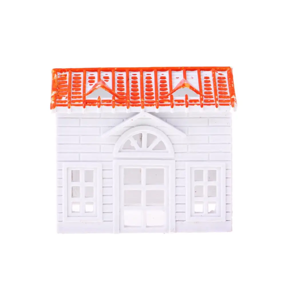 1 Piece Small House Villa Model DIY Building Sand Layout Scenery Materials Accessory DIY