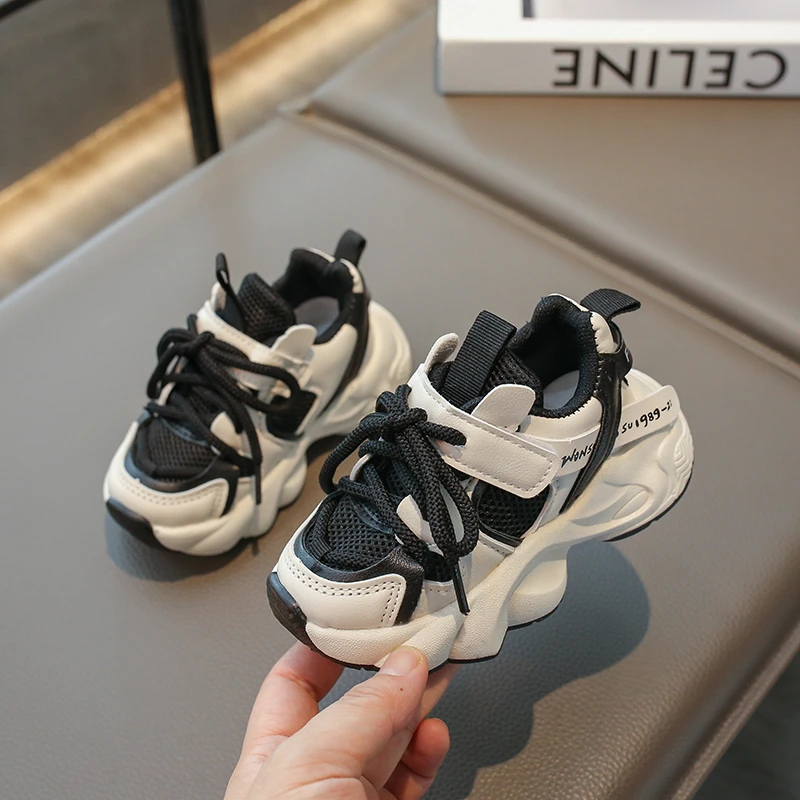Kinder-Sneaker mit Dicker Sohle, Weiche Laufschuhe für Kinder, Modische Atmungsaktive Mesh-Sportschuhe 2026, Brandneue Jungen- und Mädchen-Freizeitschuhe, Rutschfest – Detail 7