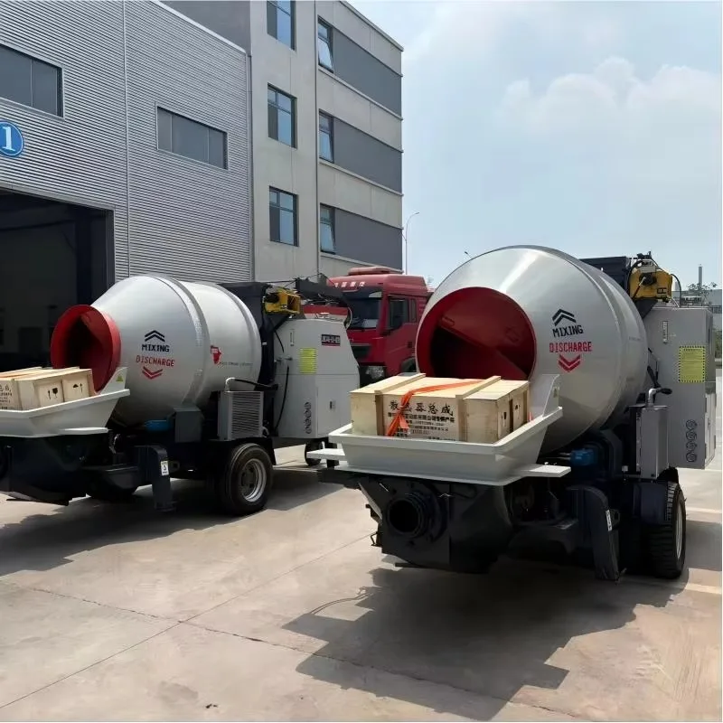 Customized High Operating Efficiency Diesel Engine Powered Concrete Mixer Pump With 40m/h Capacity And 350M Conveying Distance