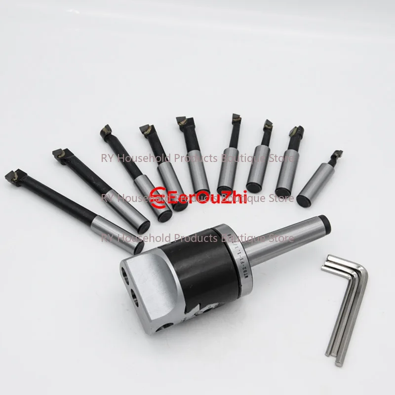 F1 Type Boring Machine Two Inches MT2 Set Morse Boring Connect the Outlet of the 2-Inch Boring Head