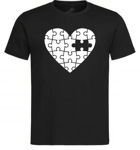 

Love Puzzle Short Sleeve Valentine's Day Round Neck Short Sleeved Shirt Couple's Loose and Comfortable Home Clothes