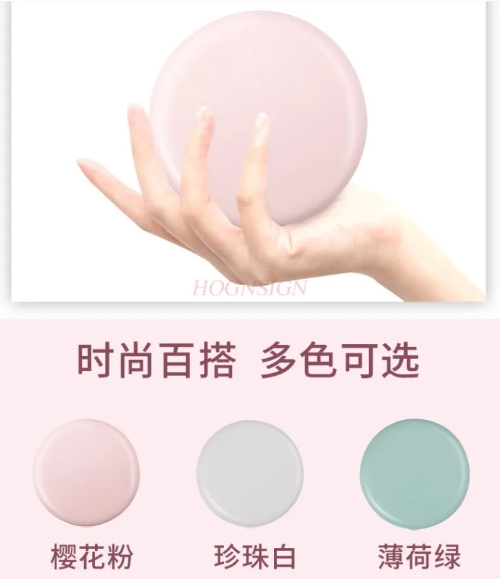 手持ちの折りたたみ式小型ミラー、ライト付きポータブルLED化粧鏡、化粧鏡、キュートでポータブル