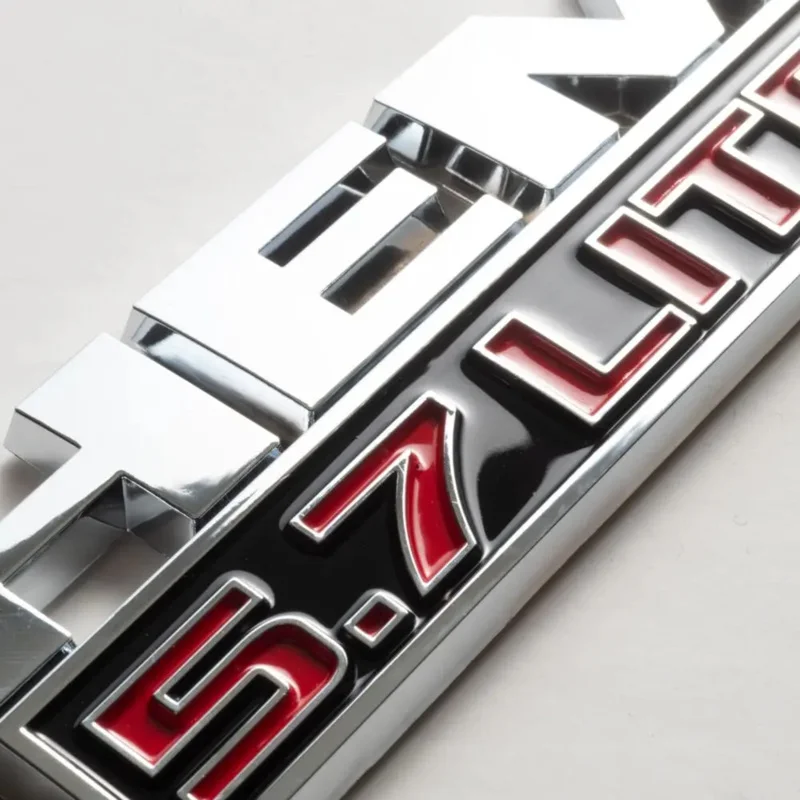 Garde-boue de porte latérale 3D avec emblemes de 5,7 لتر ذاكرة الوصول العشوائي تشالنجر جراند شيروكي 2009-2019 1500 2500 3500 #5