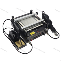 863 In Soldering Stations 3 In 1 Digita Heat Gun Bga Rework Solder Station Electric Soldering Iron Ir Infrared Preheating
