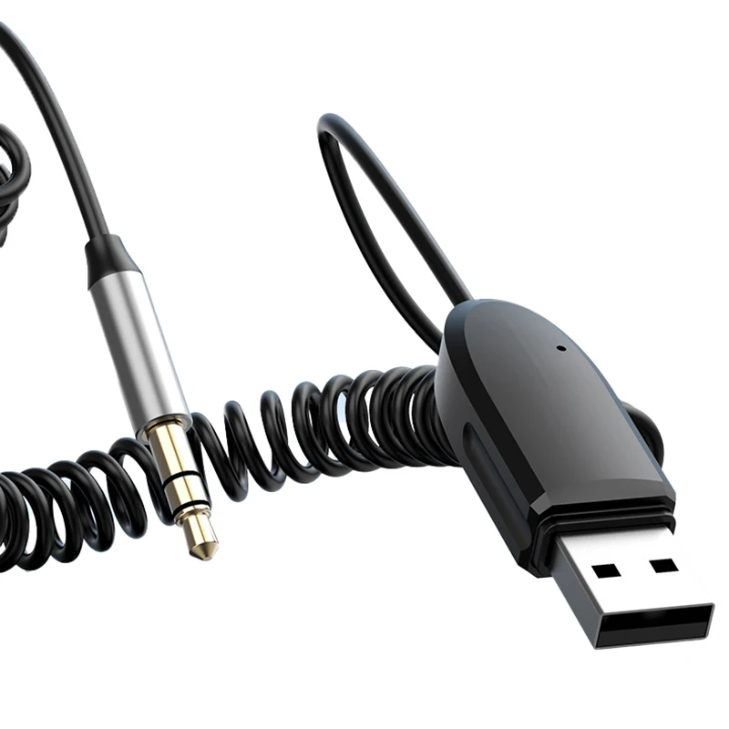 Wireless Bluetooth 5.4 Adapter Audio Cable For Cars USB Bluetooth 3.5mm Jacks Receiver Transmitter Music Speaker Dongle Handfree