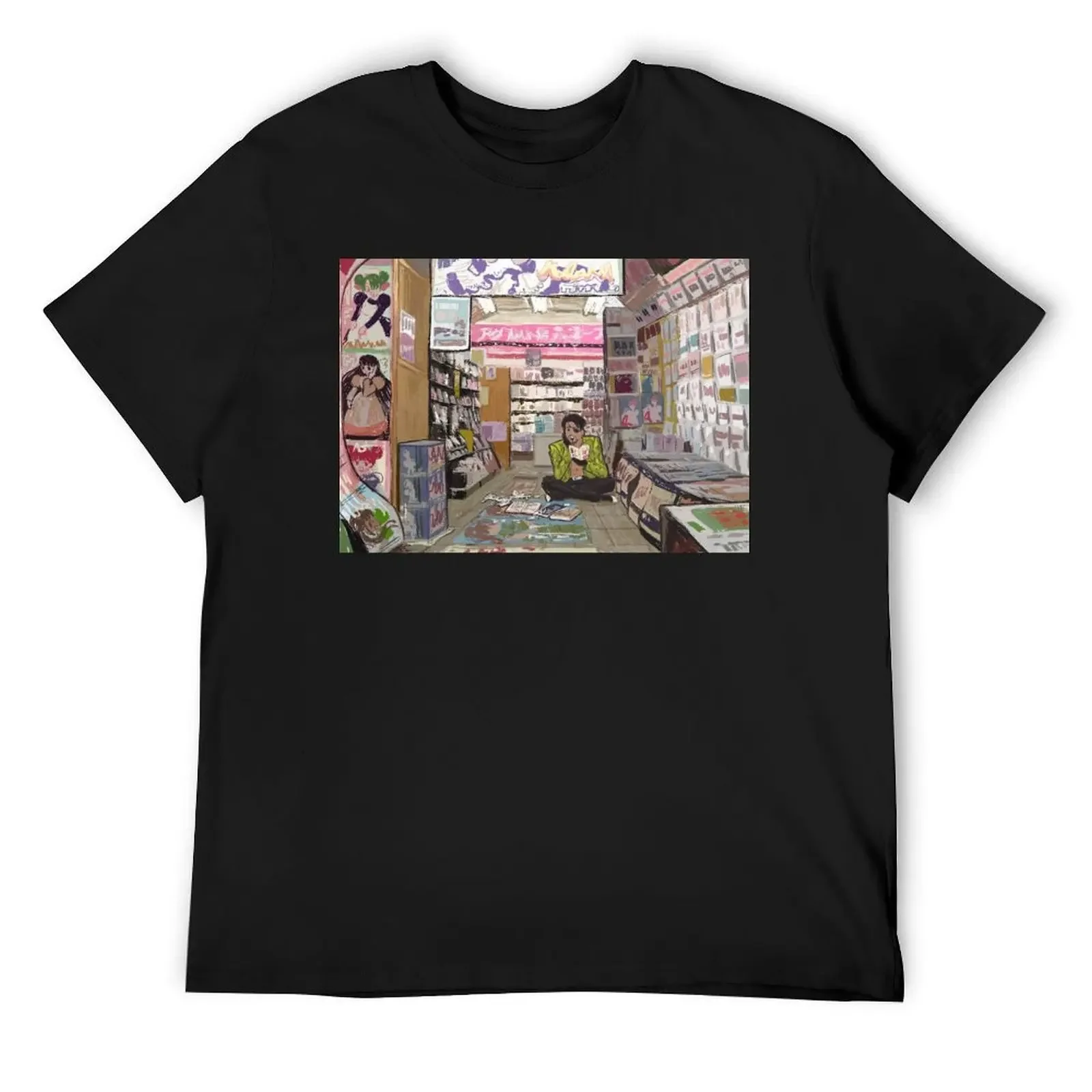 

reading shojo T-Shirt blanks boys whites anime stuff men clothes