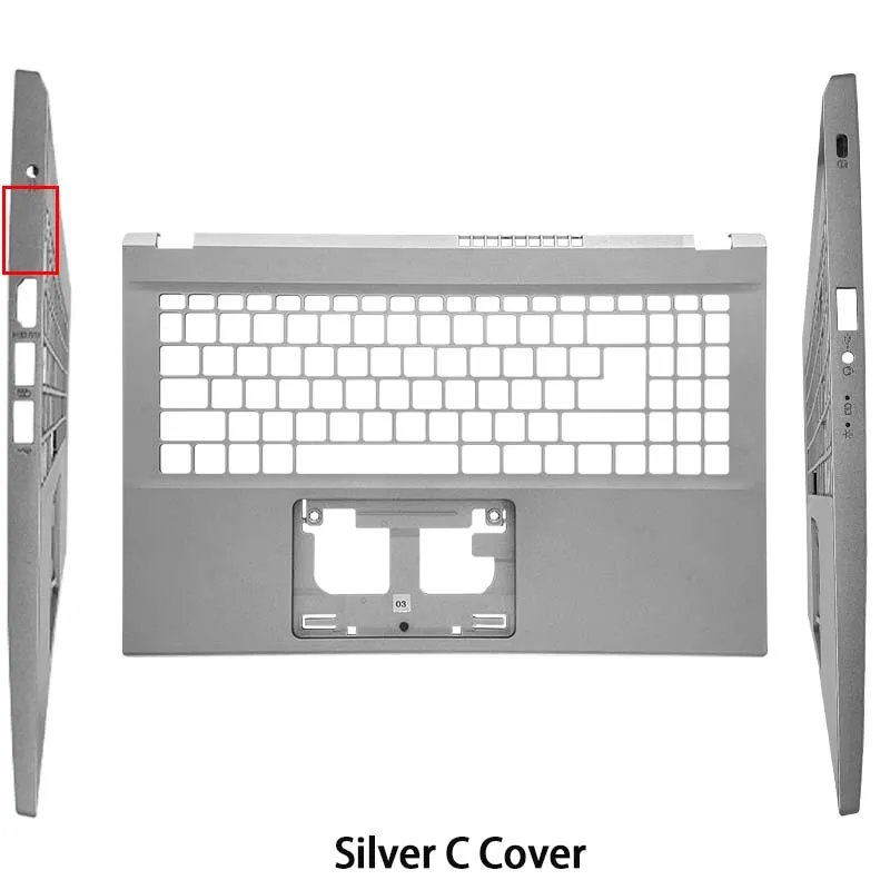 Replacement cover for Aspire 3 A315-59 A315-59G N22C6 laptop: LCD rear cover, palm rest, upper case, bottom case, shield.shell