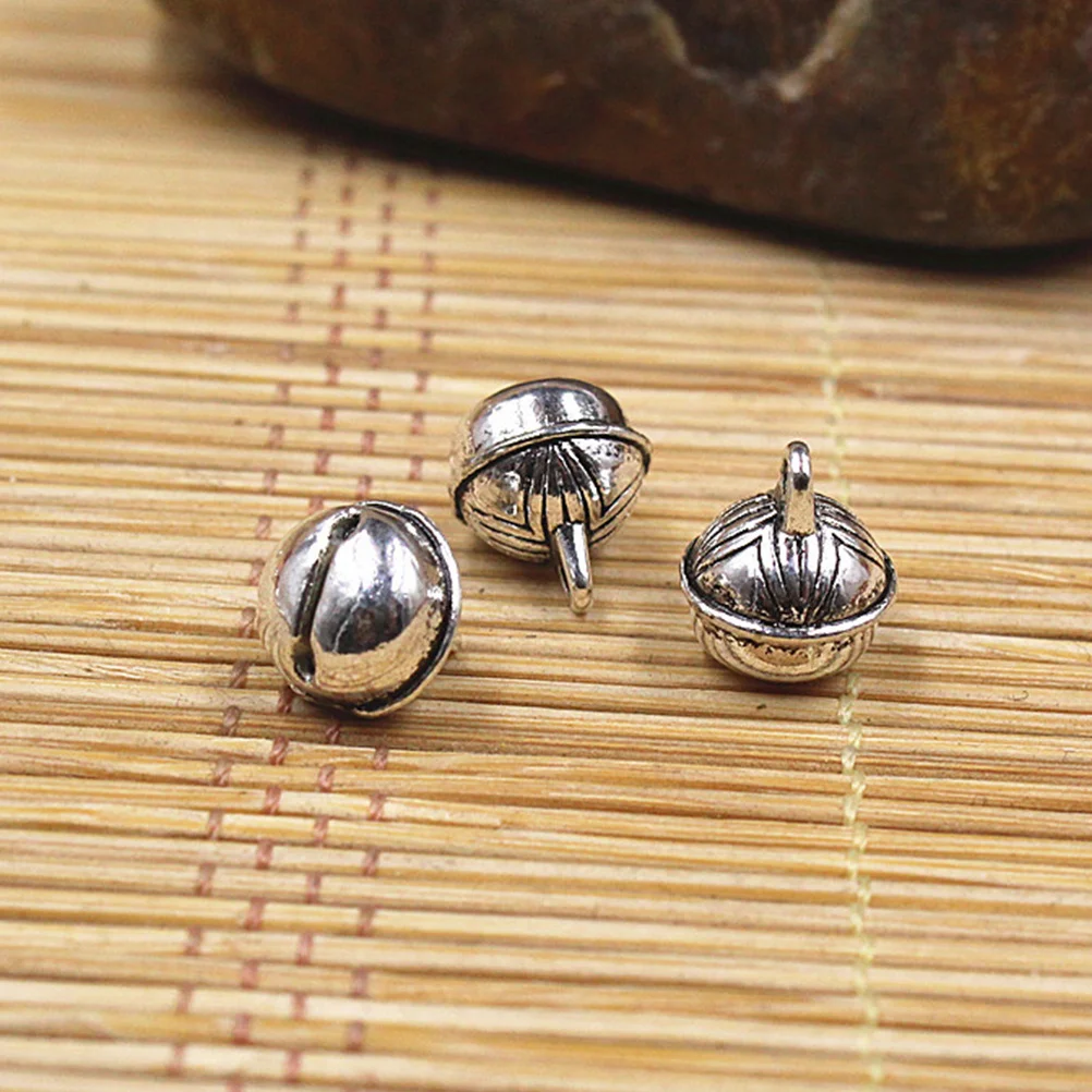 

30Pcs Vintage Bell Pendants Alloy Charms Small Bells for Jewelry Making DIY Bracelets Necklaces Earrings Craft Decoration