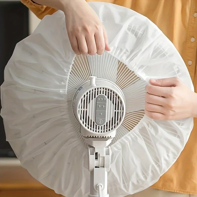 

3pcs Electric Fan Dust Covers - Durable PVC Plastic Dustproof Protective Covers, Fit for All Fans, Easy to Use
