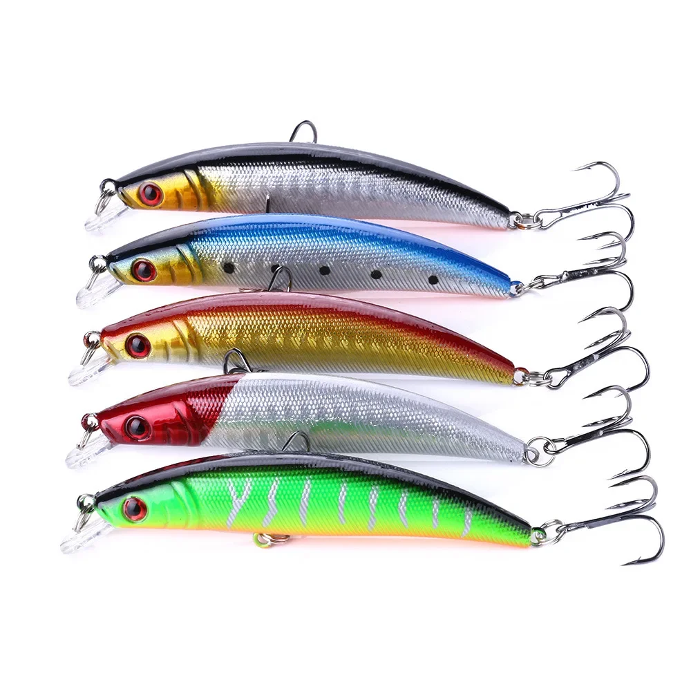 KNCONAN 90mm 8.5g Floating Isca Artificial Minnow Fishing Lures Hard Bait Wobbler Crank Fishing Tackle BASS LURE