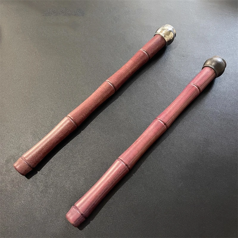 48cm Outdoor Portable EDC Liaojin Guduo Steel Hammer Soild Wood Hanle Car Emergency Window Breaking Short Stick Tool
