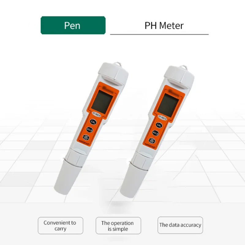 

Portable Digital PH Meter Acidity Water Pen Tester 0.00~14.00pH Accuracy ±0.1pH 0℃～50℃ test instrument