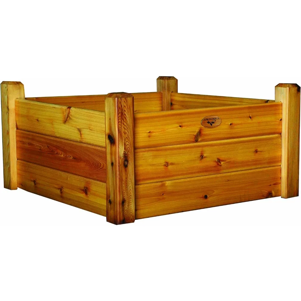 Gronomis RGBT 34-95 34-Inch kali 95-Inch kali 19-Inch Raised Garden Bed, Belum Selesai