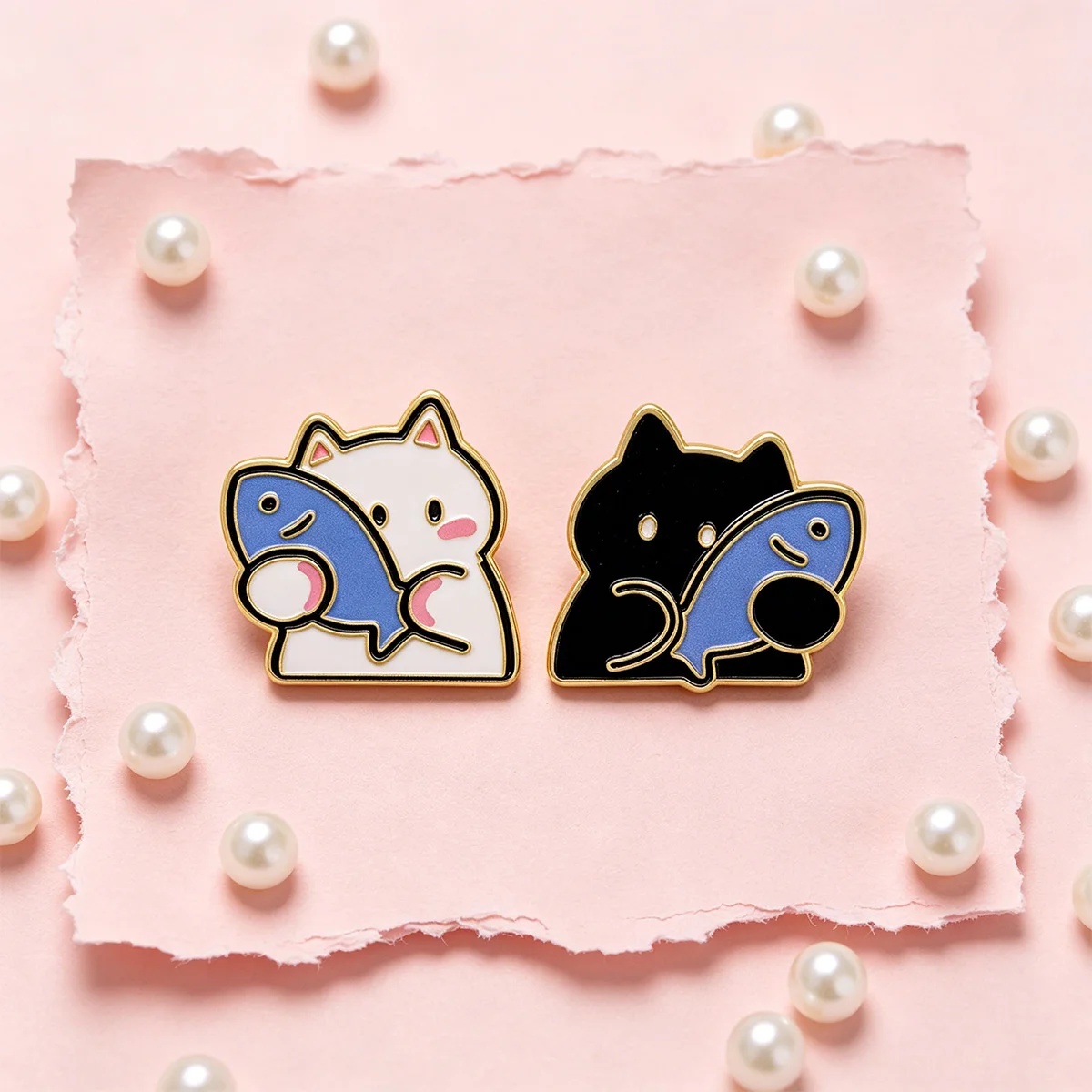 Funny Dachshund Enamel Pin Cartoon Cat Badge On Backpack Lapel Pins Flowers Brooches for Jackets Cosplay Accessories Gift Toys view 2