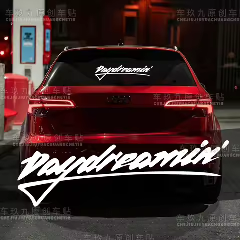 Daydreaming Car Stickers Funny Auto Body Styling Windshield Windows Decor Personalized Motorcycle Helmet Vinyl Decals Universal