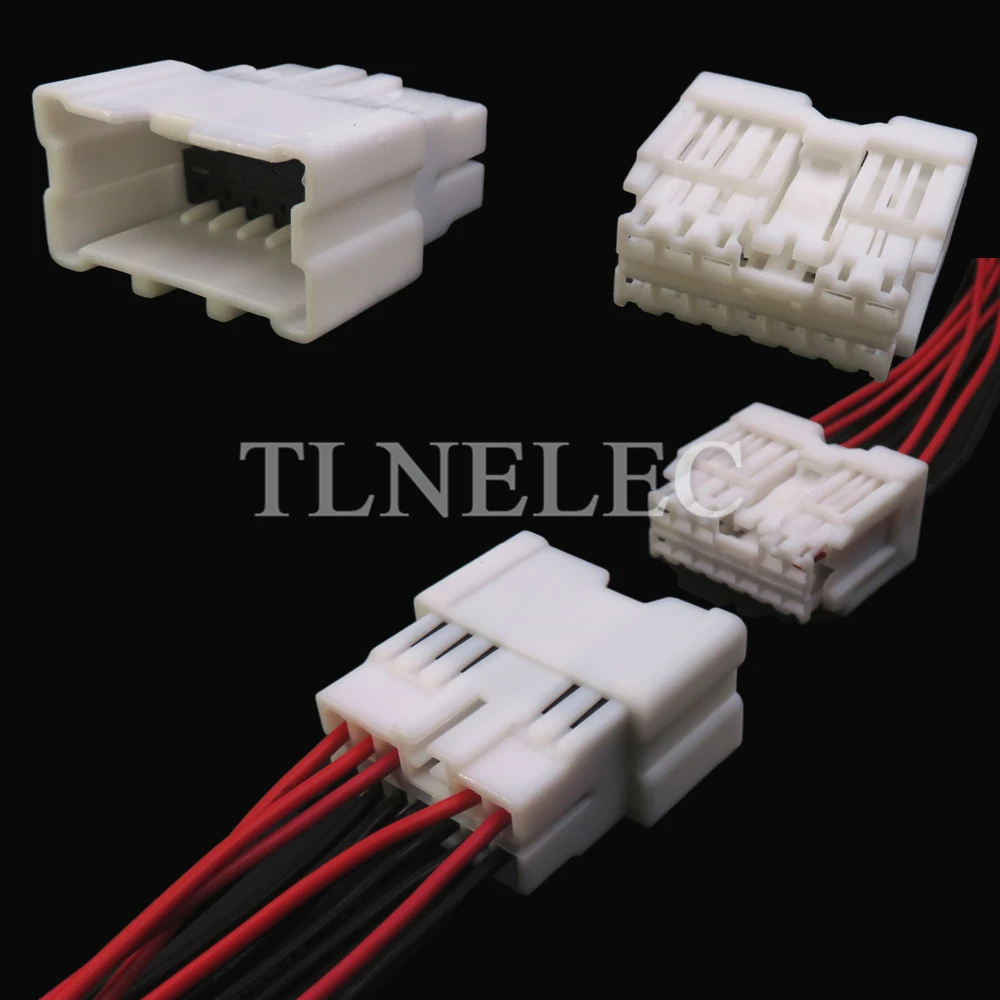 12 Pin Way Auto Window Lifting Unsealed Socket with Wires Car Wire Harness Connectors 1674122-1 6098-6980 1674119-1 6098-6954