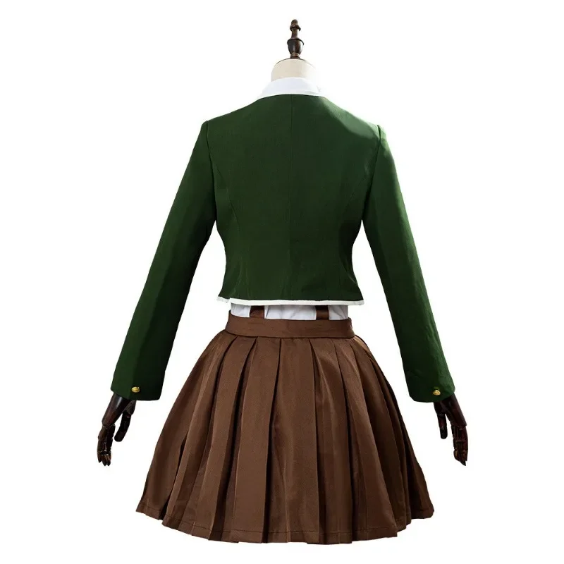 Disfraz de Halloween de Cosplay Chihiro Fujisaki para mujer, Uniforme SвJK, Conjunto Jupe Plissée Marrón, Disfraces de Halloween