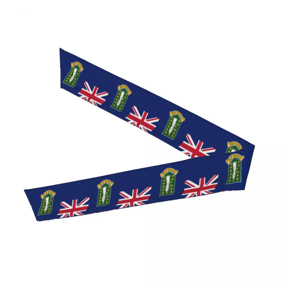 Sports Headband Head Tie Flag Of The British Virgin Islands Bandana Sweatbands Yoga Tennis Headwrap For Adult