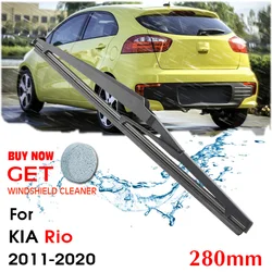 Car Wiper Blade Rear Back Window Windscreen Windshield Wipers For KIA Rio Hatchback 280 mm 2011-2020 Auto Accessories