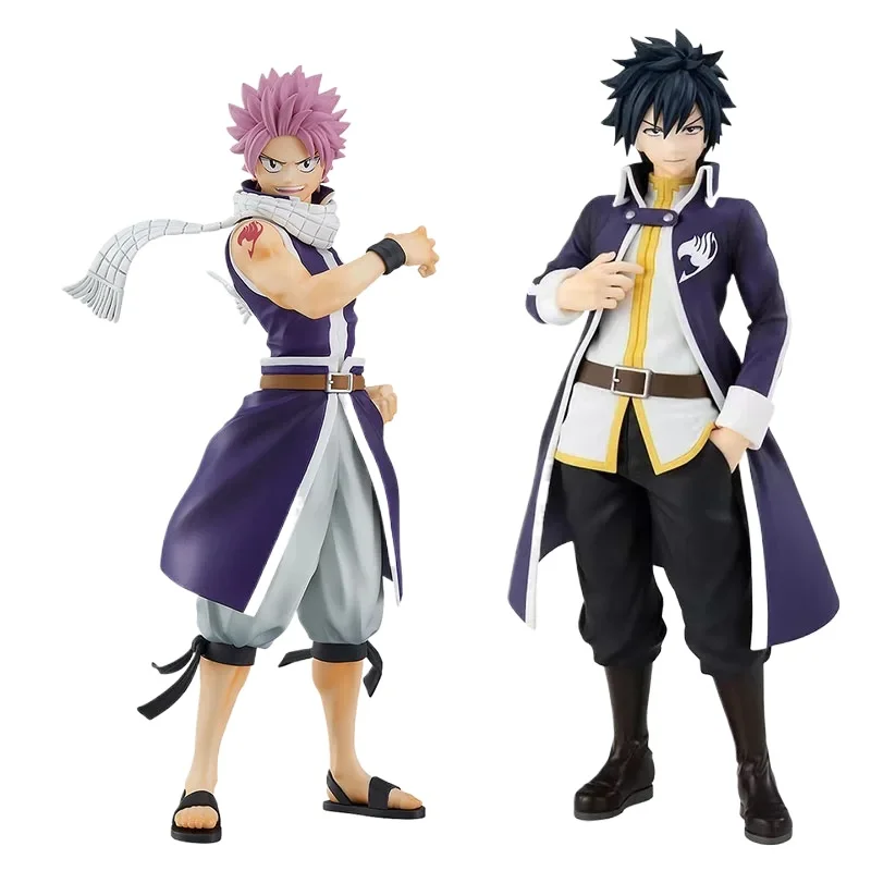 

In Stock 100% Original POP UP PARADE Natsu Dragneel Gray Fullbuster PVC Doll Decoration Model