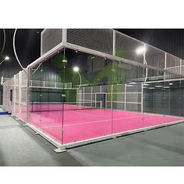 Professional Padel Court Padel Court Manufacturer International Standard Panoramic Glass Padel Tennis Court