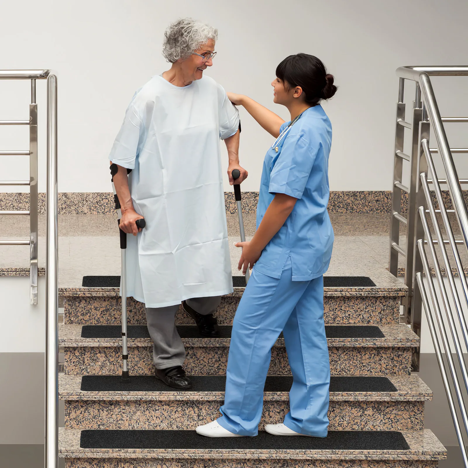 

4Pcs Non Skid Tape Anti Slip Strips for Stairs Bathroom Outdoor Waterproof Safety Grip Tape Outdoor Stair Treads