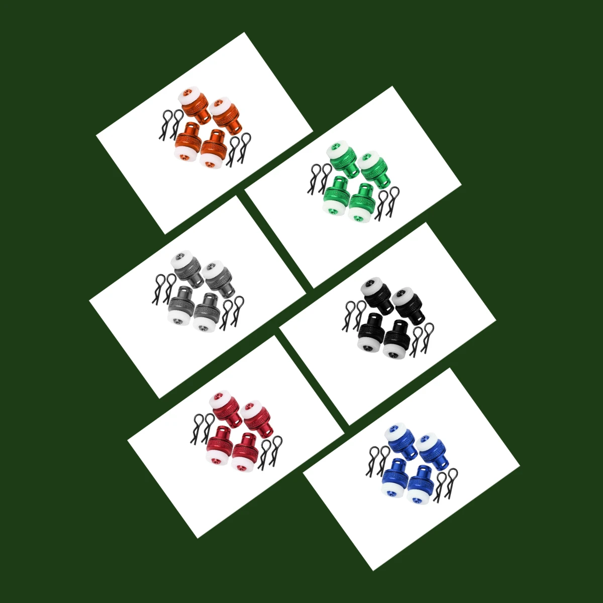 

GPM ARRMA 1/10 Big Rock Crew Cab For Aluminum Front & Rear Magnetic Body Posts