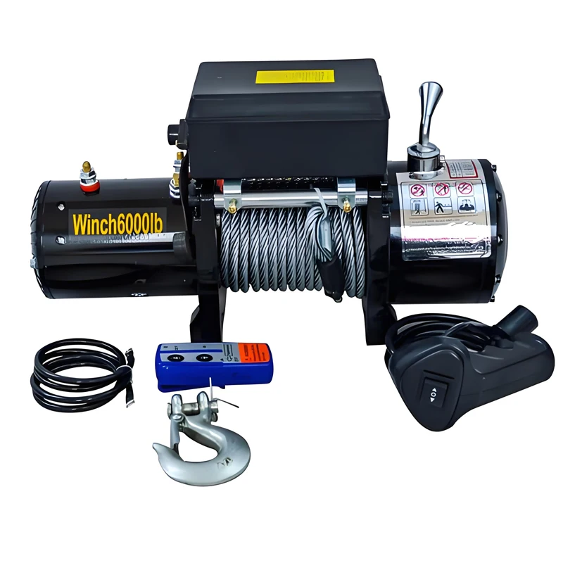 

13000lbs 12v Car Capstan Other Rope Winches 2000-20000lb Electric 4x4 Remote Control Kits 4x4 Off-Road Electric Winch For Car