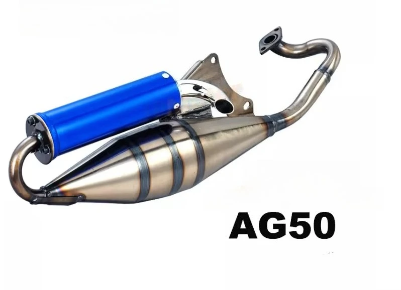 

STLF JPMotor - V8 Hand Make DIO50 AF18 AF28 JOG50 AG50 ZX50 AF 34 AF35 2-STROKE Performance Racing Exhaust Pipe