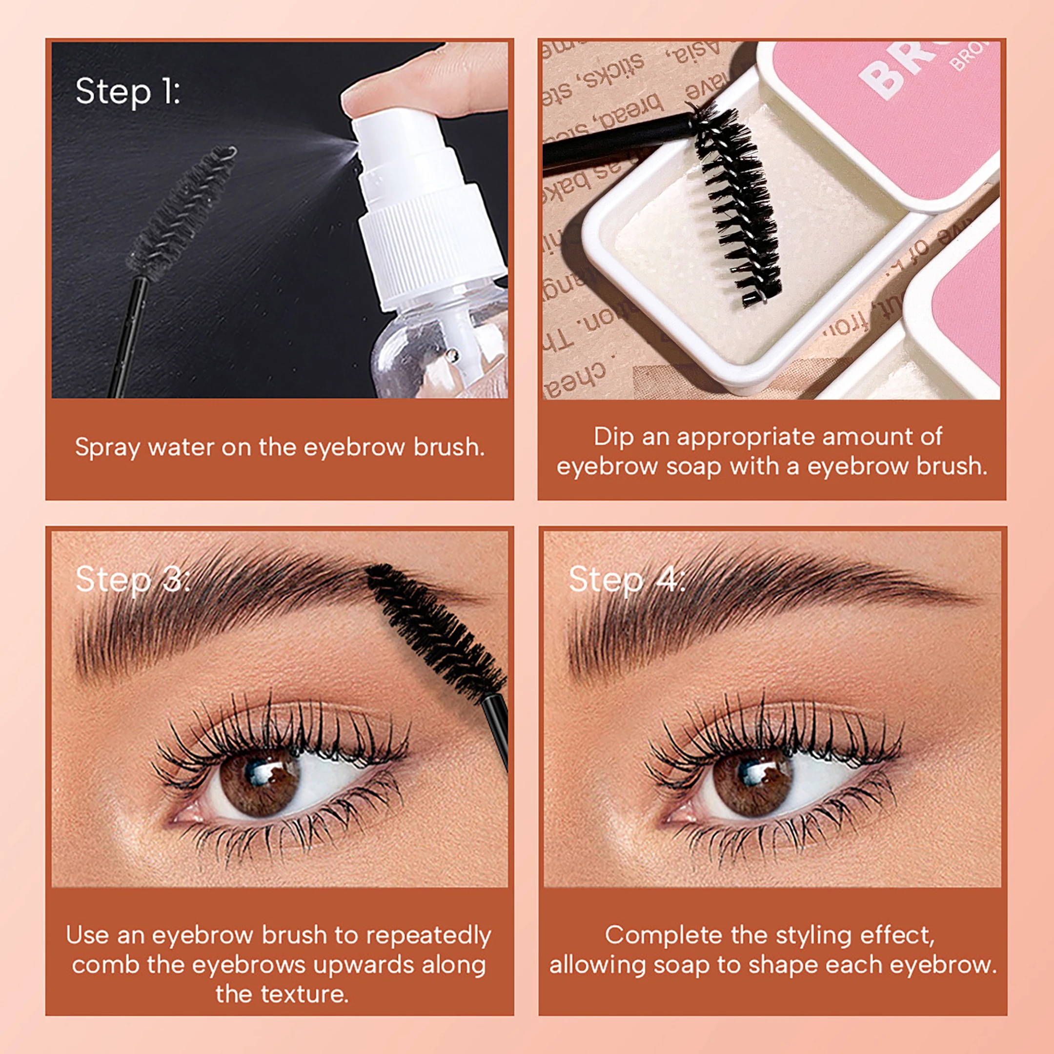 Eyebrow Styling Gel Molding Wax Waterproof Transparent Refreshing Durable Natural Colorless Holiday Gifts