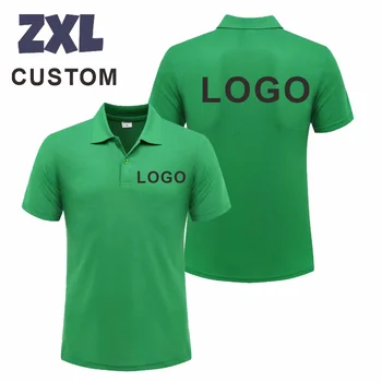 Customized Logo Breathable Polo Shirt Casual Company Group Clothing Lapel Short Sleeve Polo Shirts Work Clothes Print Embroidery 3 Customized Logo Breathable Polo Shirt Casual Company Group Clothing Lapel Short Sleeve Polo Shirts Work Clothes Print Embroidery 3