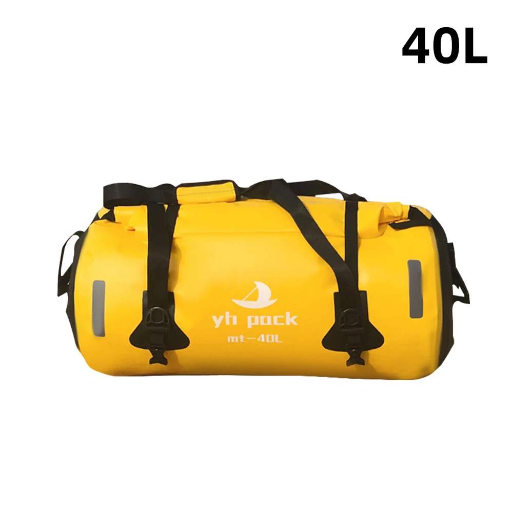 AliExpress Maroen Motorcycle Back Seat Bag 40L 80L MTB Bicycle Tail Bag Waterproof Outdoor Sports Travel Luggage Dry Bag Sandy Beach Roll Pack