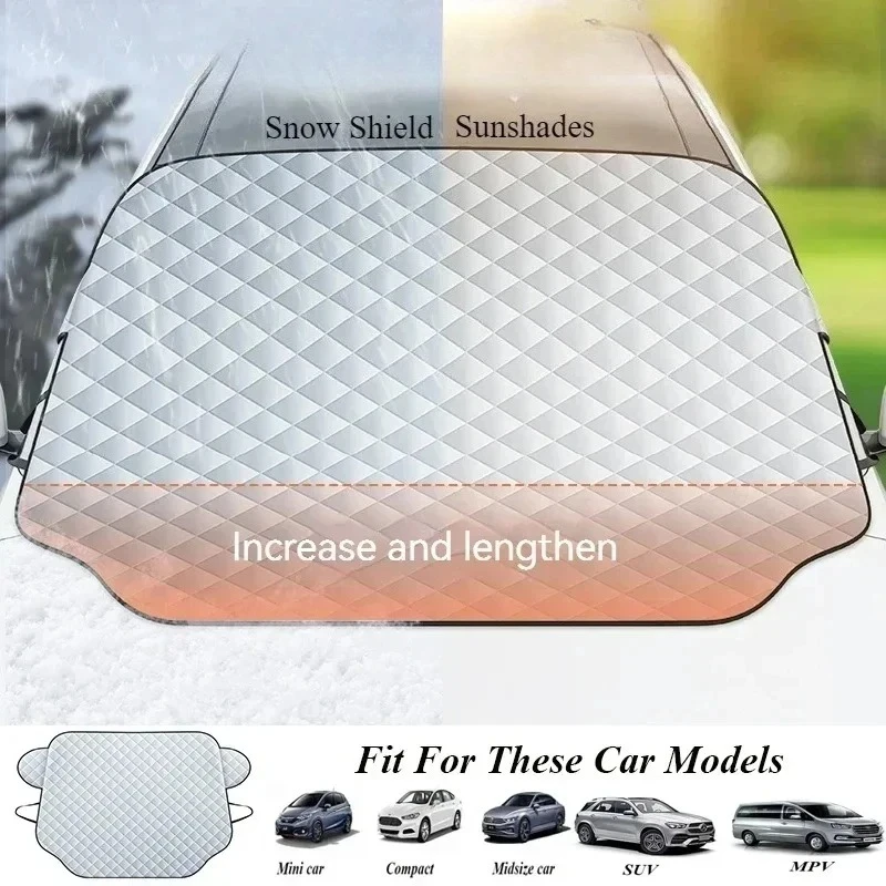 Car Windshield Anti-Snow Frost Sunshade For MG ZS EV MG6 EZS HS EHS Thermal Insulation Cover