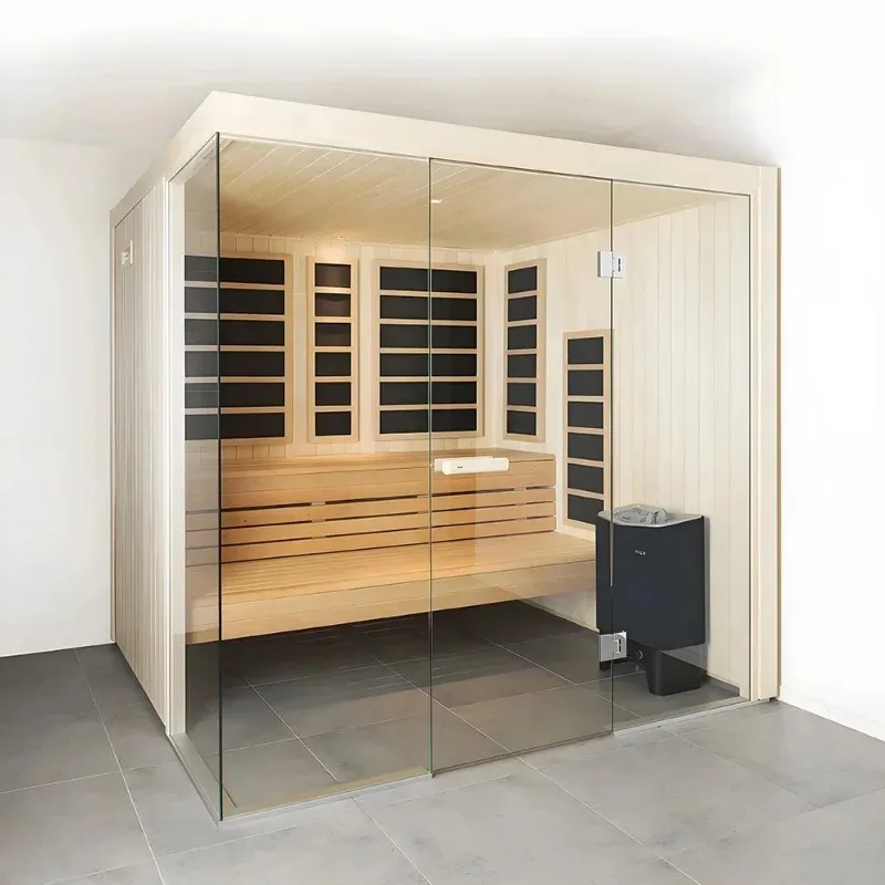 Top Selling Far Infrared Steam Sauna Room Indoor and Outdoor with Home Use