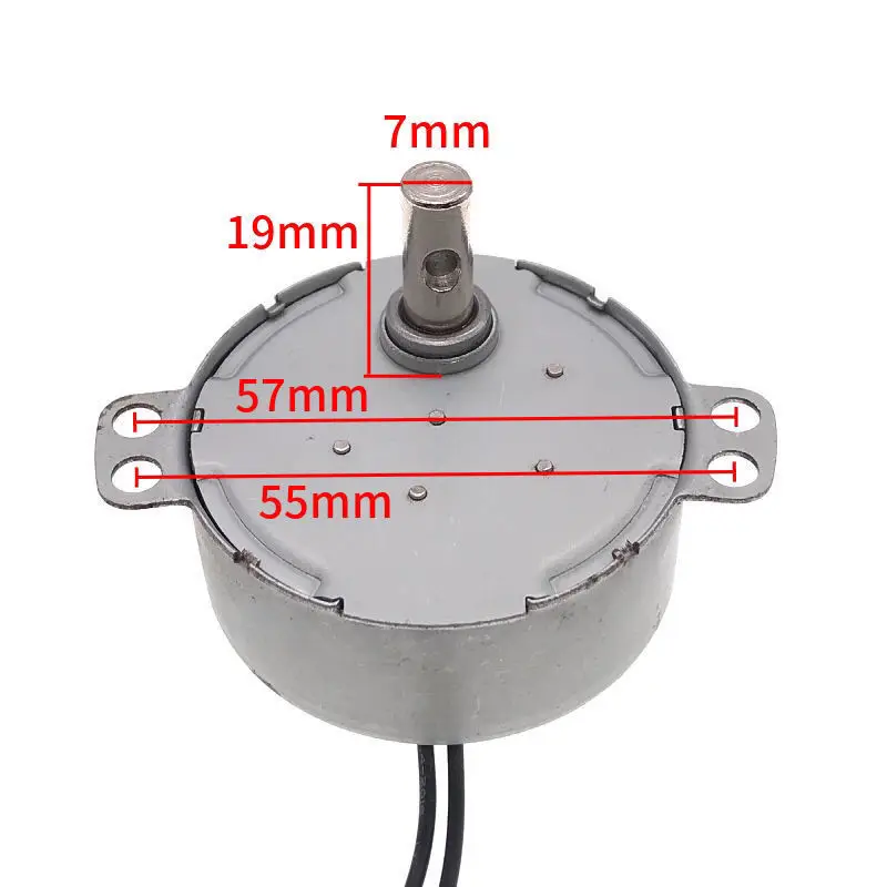 TY-50E AC 220V 33/39rrpm CW CCW 50/60Hz pazur silnik synchroniczny z magnesami trwałymi wentylator elektryczny poruszająca głową